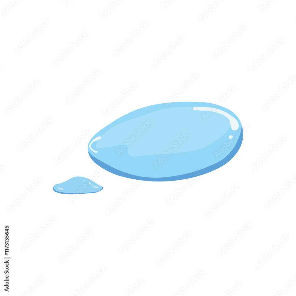 Water Puddle Vector Illustration Water Puddle Vector Illustration