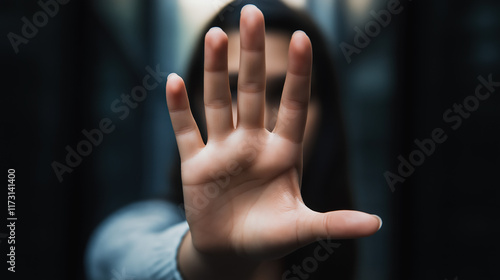 Close Up View Of A Woman Making 