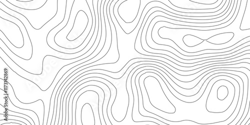 Background of topographic line contour map,Vintage outdoors style. World map Template,Luxury black abstract line art,web, geographic grid map vector illustration.vector geographic contour mounted map,