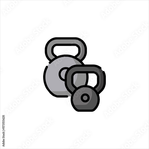 dumbbell isolated on white