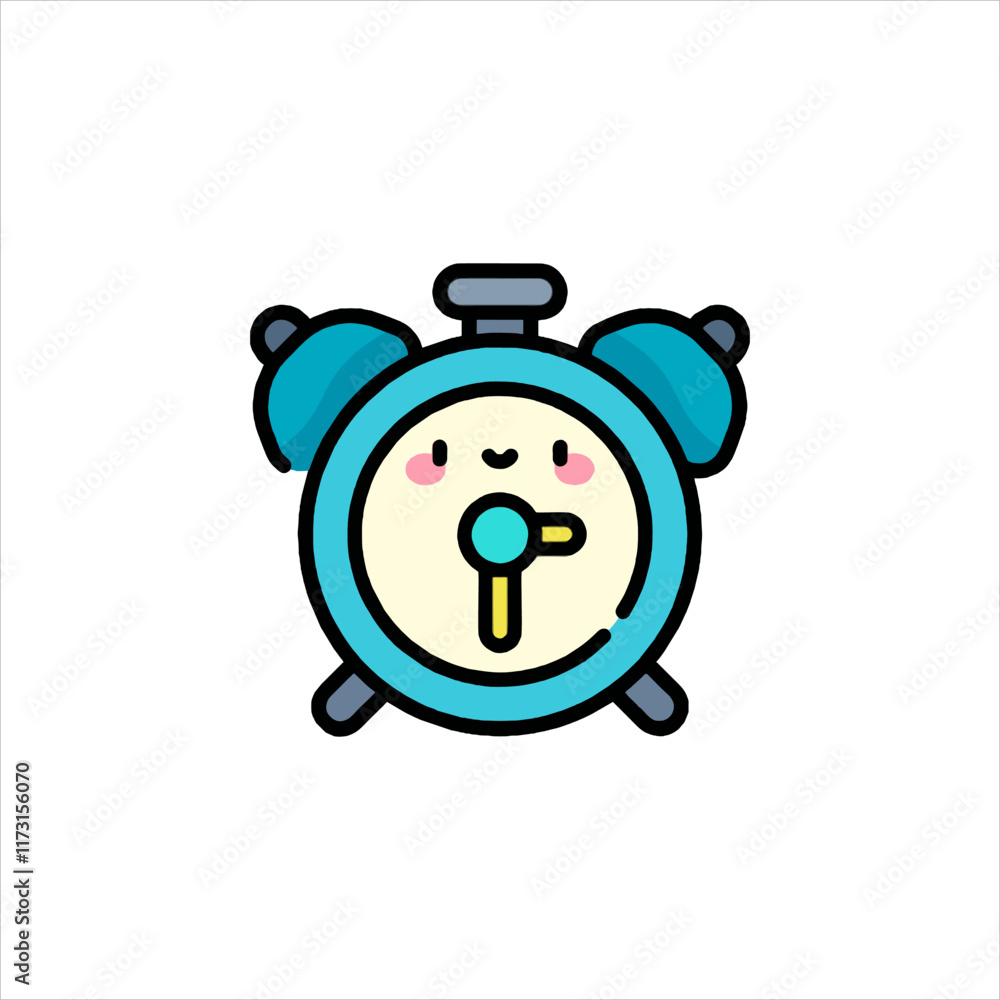 Obraz premium alarm clock cartoon
