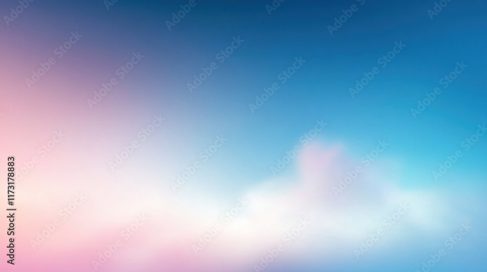 Soft pastel sky with blurred clouds at sunrise or sunset. Soft pastel sky with blurred clouds at sunrise or sunset.