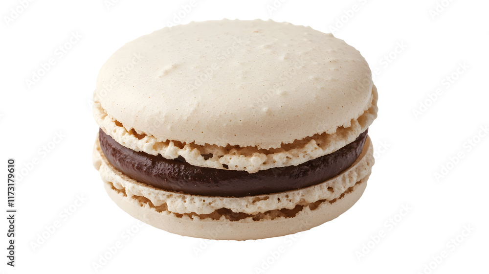 one macaroon cookie isolated on white background
one macaroon cookie isolated on white background