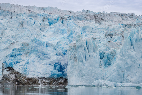 View of Islandis glacier in Qalerallit fjord (South Greenland)	
 photo