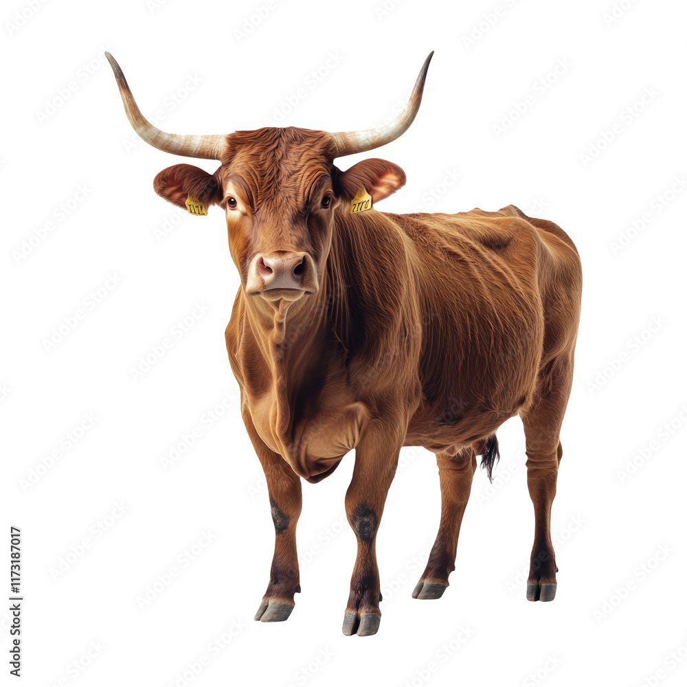Realistic Cow Image on Transparent Background Realistic Cow Image on Transparent Background