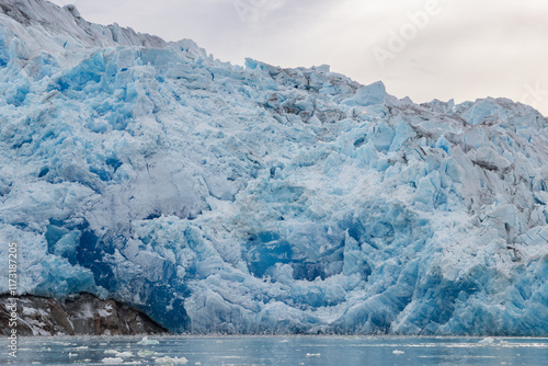 View of Islandis glacier in Qalerallit fjord (South Greenland)	
 photo