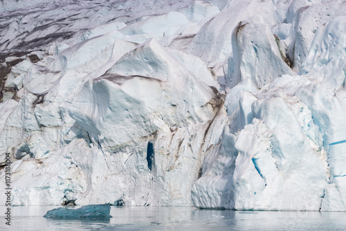 View of Islandis glacier in Qalerallit fjord (South Greenland)	
 photo