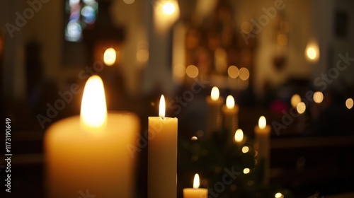 Candles in a Church