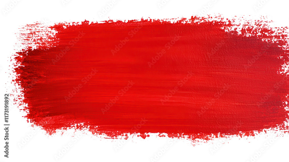 Vibrant Red Paint Stroke on White Background for Creative Design Projects, Artworks, and Abstract Themes Showcasing Bold Color Contrast and Expression Vibrant Red Paint Stroke on White Background for Creative Design Projects, Artworks, and Abstract Themes Showcasing Bold Color Contrast and Expression