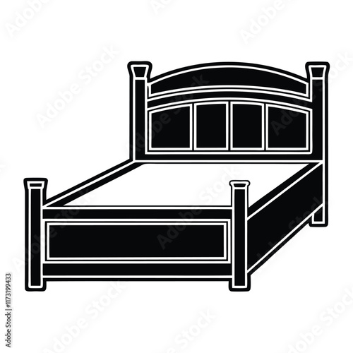 double-bed-vector-vector-silhouette-full-black-iso.eps