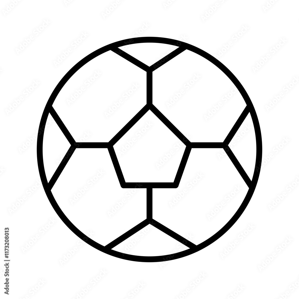 Obraz premium Football Vector Icon