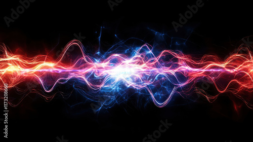 Dynamic network background with pulsating light waves and energy