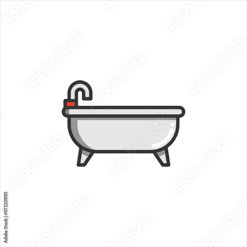 illustration of a bathroom