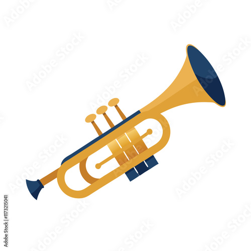 trumpet vector illustration