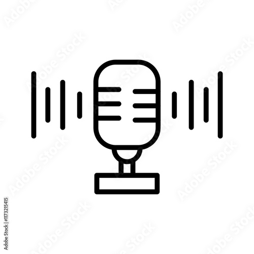 Microphone Vector Icon