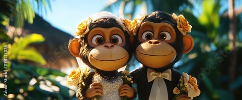 monkey wedding