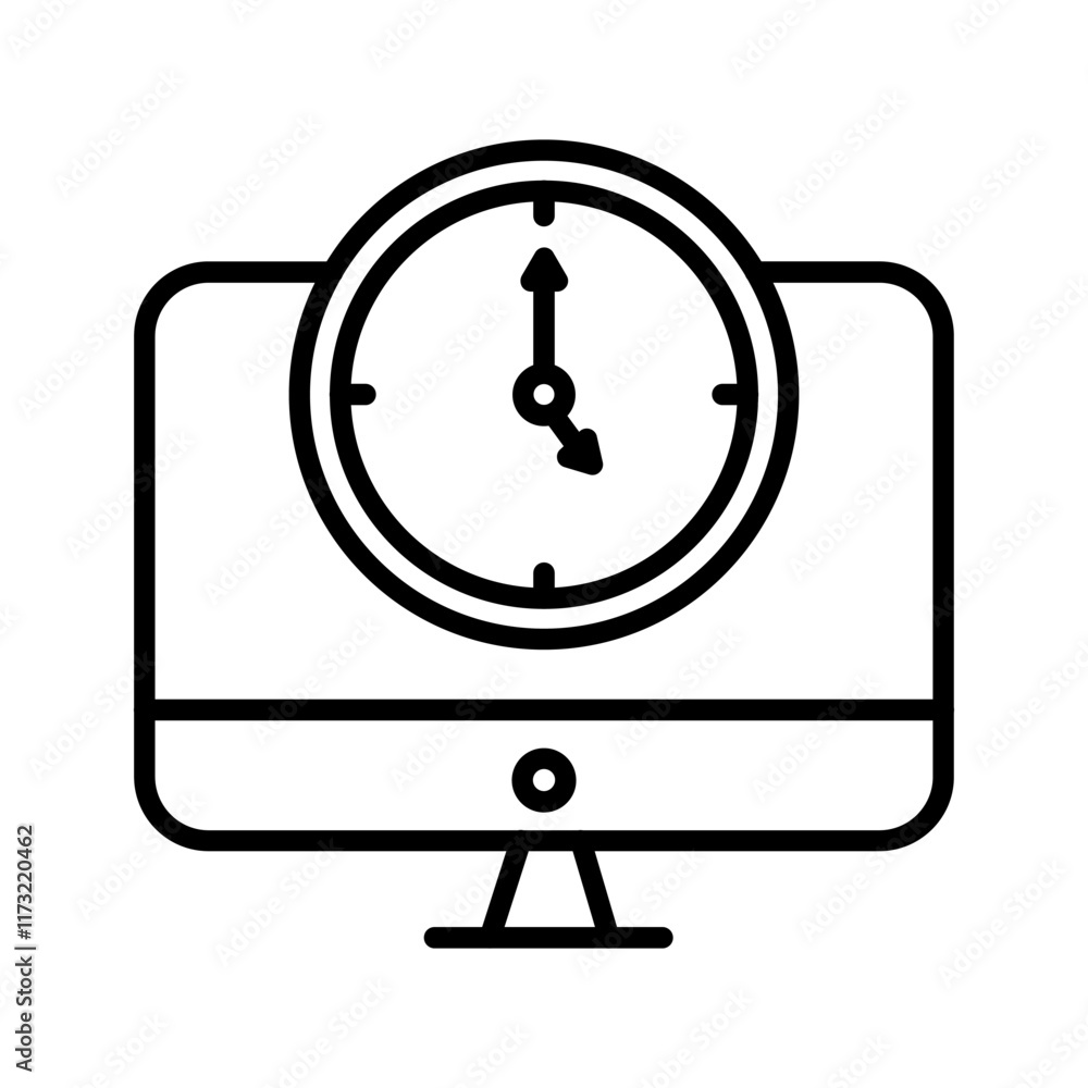 Clock Vector Icon Clock Vector Icon