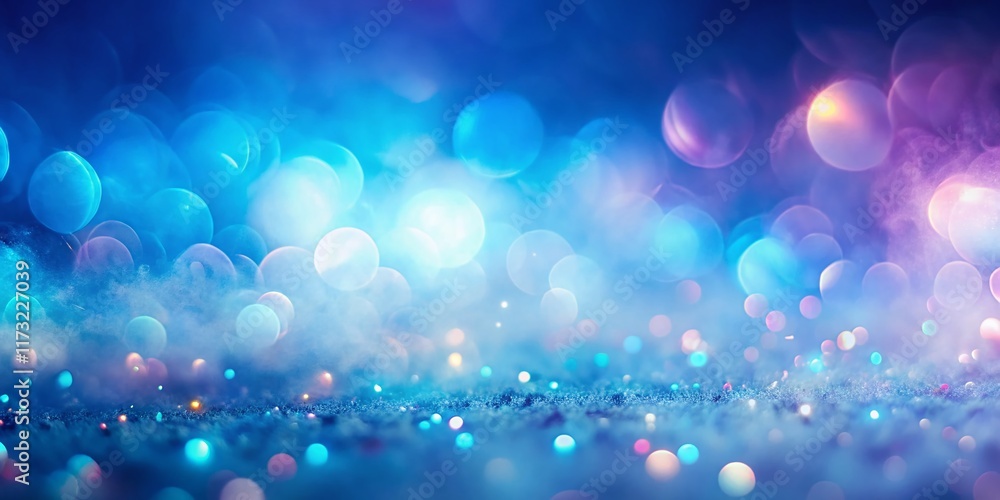 Ethereal Blue Fog: Abstract Bokeh Background with Soft Light Ethereal Blue Fog: Abstract Bokeh Background with Soft Light