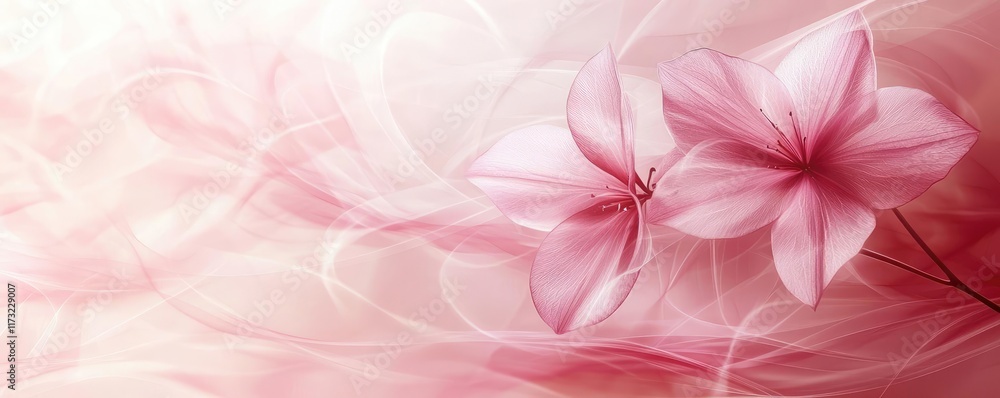 Pastel abstract background idea. Delicate pink flowers entwined in soft, ethereal backgrounds of gentle hues. Pastel abstract background idea. Delicate pink flowers entwined in soft, ethereal backgrounds of gentle hues.