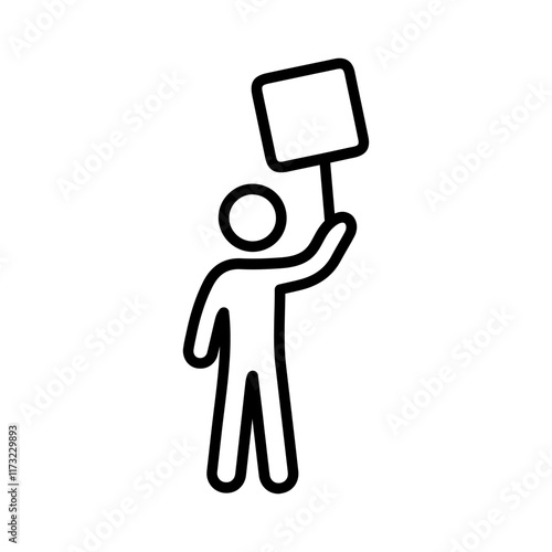 Labor Strike Vector Icon