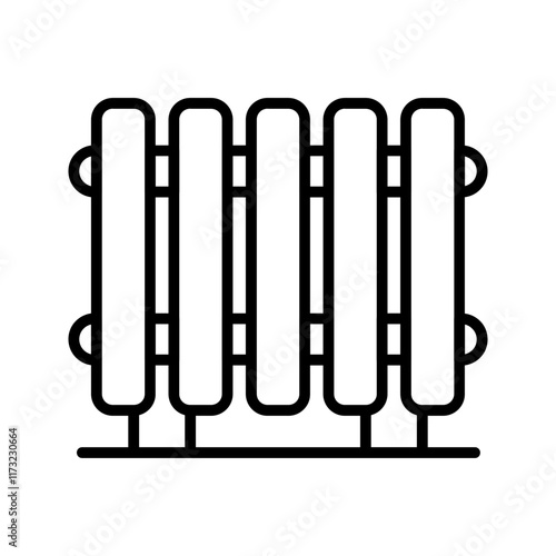 Central Heating Vector Icon