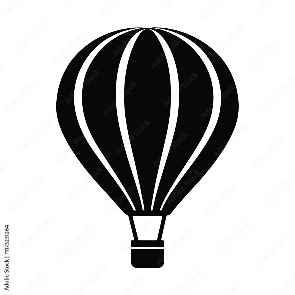 Fototapeta premium hot air balloon isolated