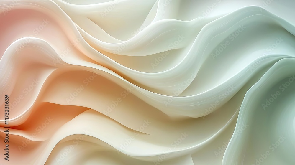 Pastel abstract background idea. Abstract soft fabric waves in pastel colors creating a smooth and elegant background. Pastel abstract background idea. Abstract soft fabric waves in pastel colors creating a smooth and elegant background.