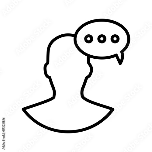 Anonymous Message Vector Icon
