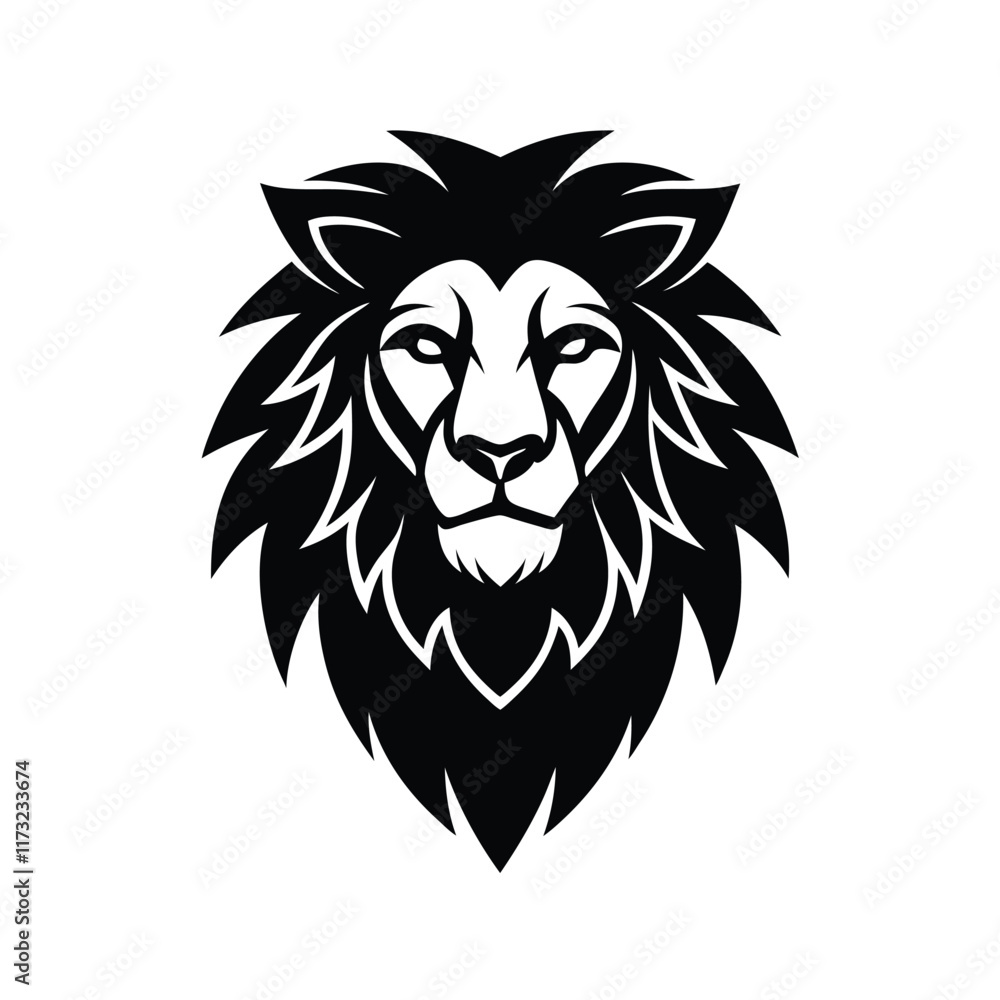 lion head illustration lion head illustration