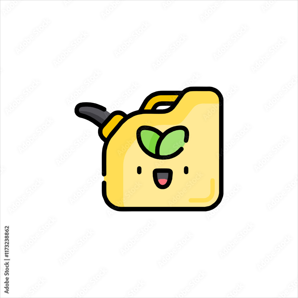 Fototapeta premium cartoon apple