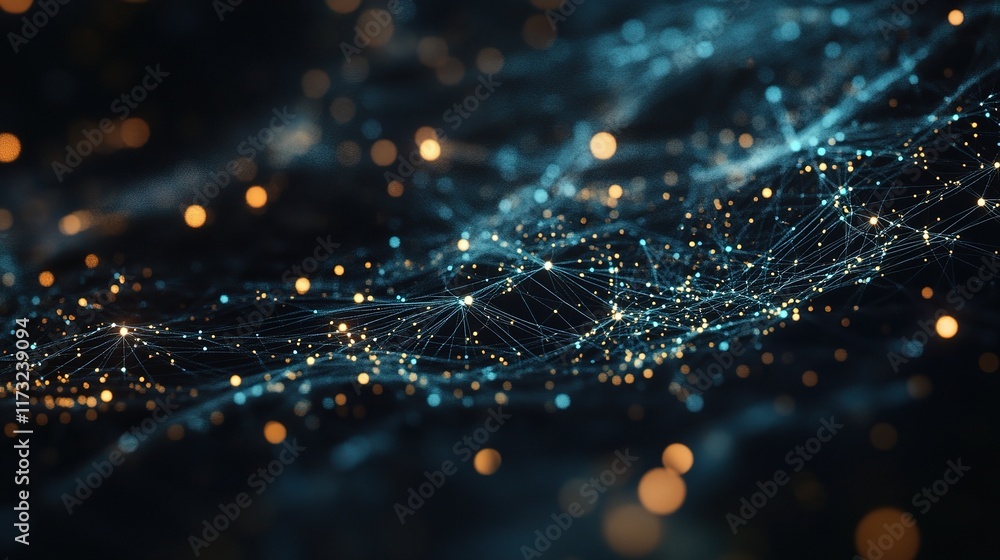 Dynamic Digital Network Visualization with Data Points and Cloud Elements Dynamic Digital Network Visualization with Data Points and Cloud Elements