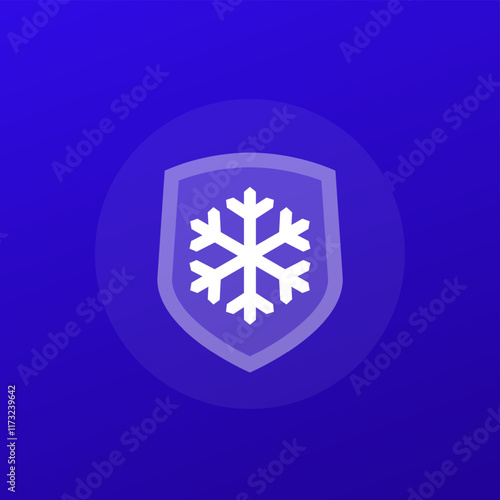 frost resistant icon, transparent design