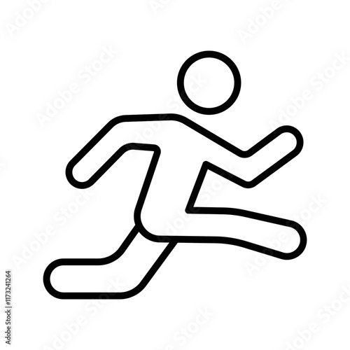 Track and Field Vector Icon