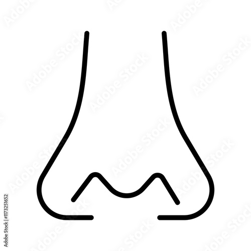 Nose Vector Icon