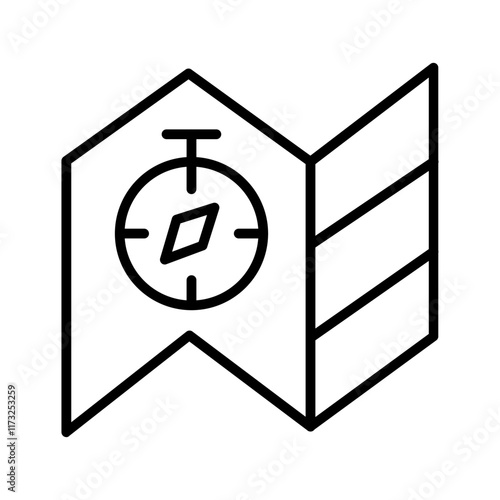 Orienteering Vector Icon