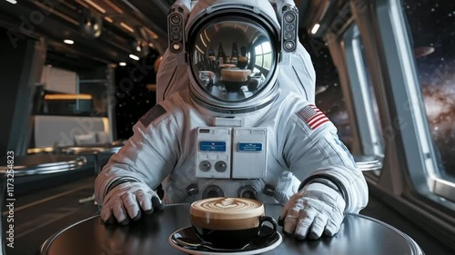 Space Latte Art