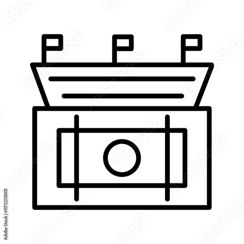 Sports Field Vector Icon