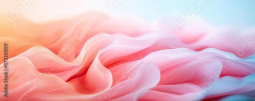 Wallpaper Mural Soft abstract background idea. Beautiful fabric texture in soft pastel colors for artistic and design purposes. Torontodigital.ca