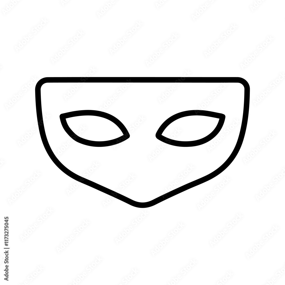 Masked Icon Vector Icon