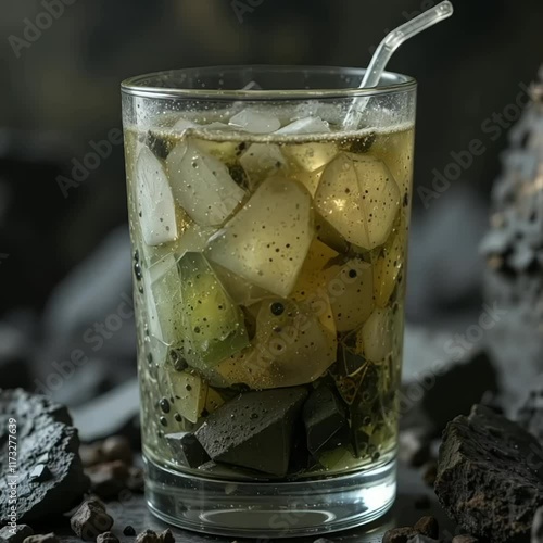 Juice made with meteorite extracts