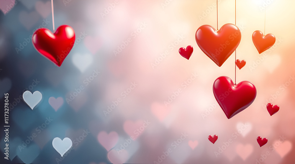 valentine background with hearts valentine background with hearts