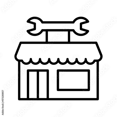 Electronics Shop Vector Icon
