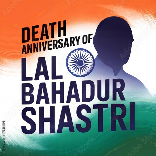 Death anniversary of Lal Bahadur Shastri banner and poster design for social media and print media.