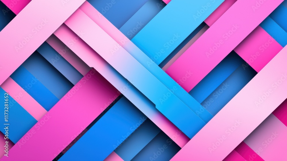 Obraz premium Dynamic colorful abstract pattern digital artwork graphic design modern