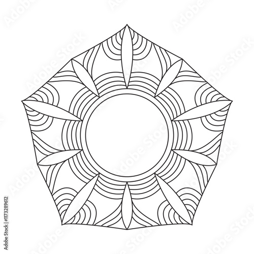 Coloring Book Pages Flower Mandala Masterpieces