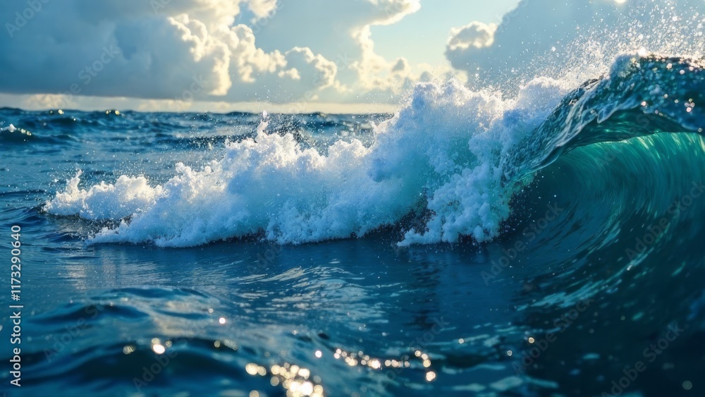 Fototapeta premium wave and water