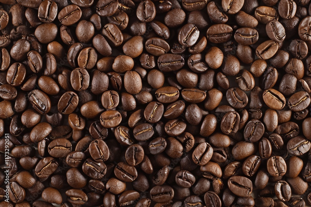Aromatic roasted coffee beans background Aromatic roasted coffee beans background