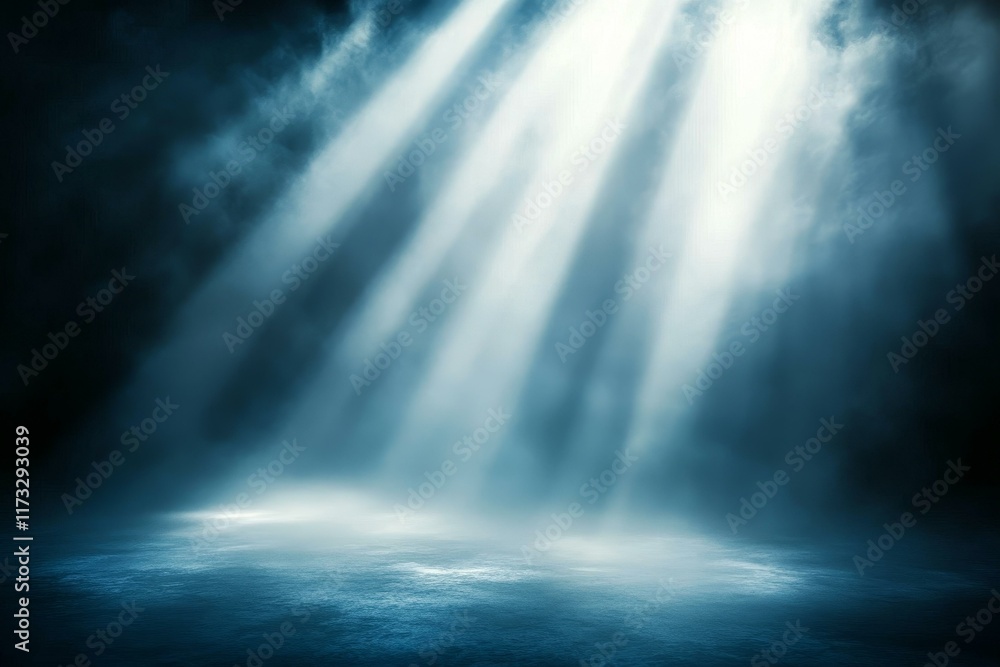 Fototapeta premium Dramatic Stage Lighting Abstract Background