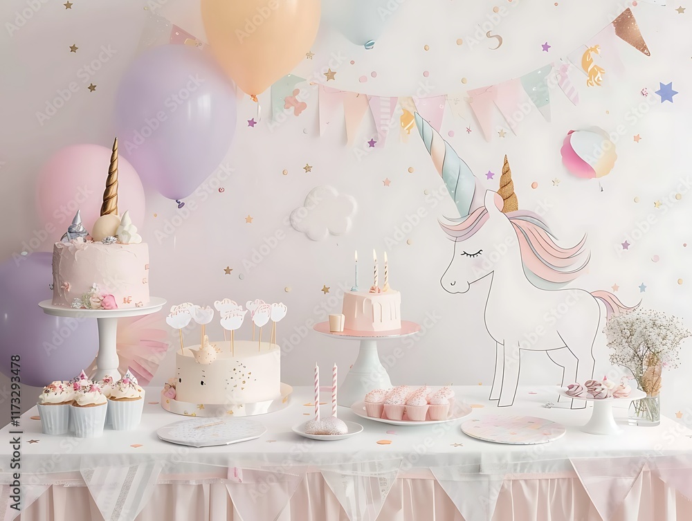 unicorn outline for birthday celebration unicorn outline for birthday celebration