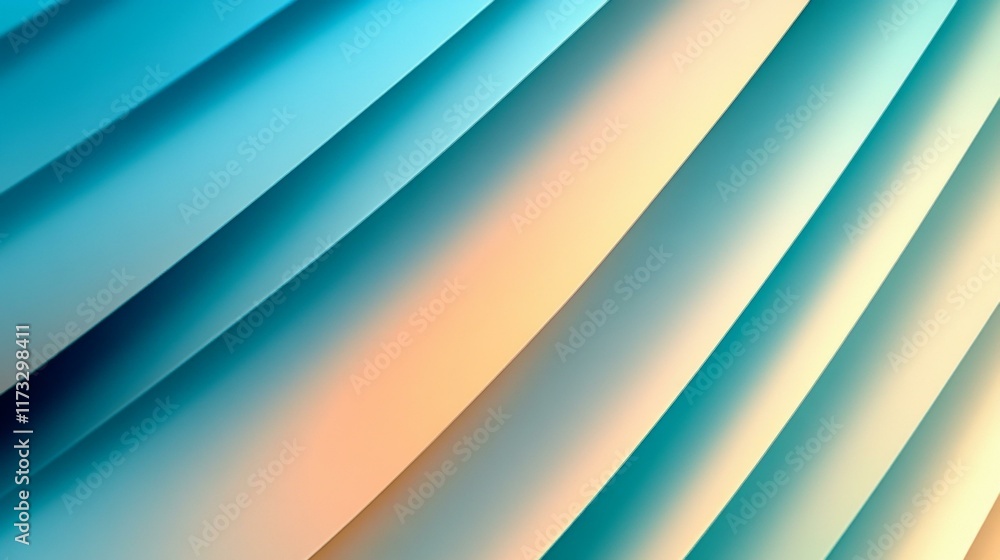 Fototapeta premium Abstract Gradient Layers Design